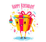 卡通表情生日礼盒