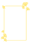 银杏画框