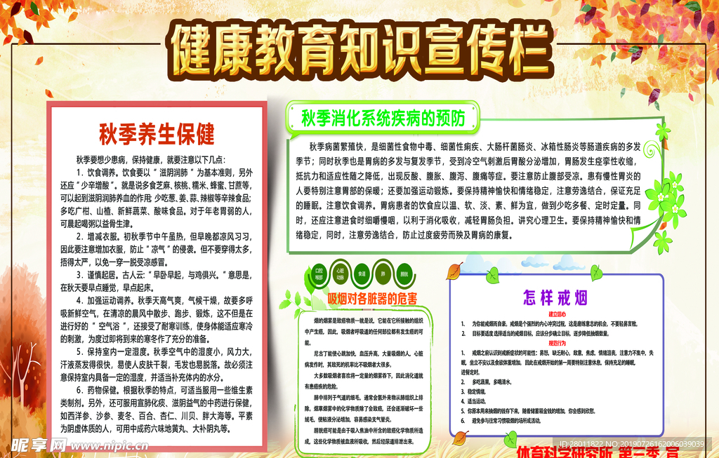 健康教育知识宣传栏