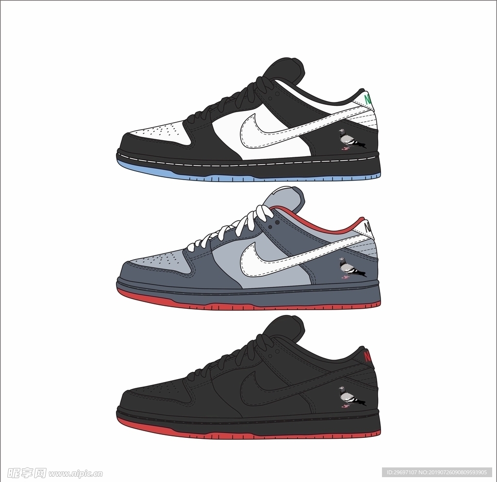 Nike SB Dunk 鸽子