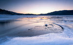 冰雪河流风景