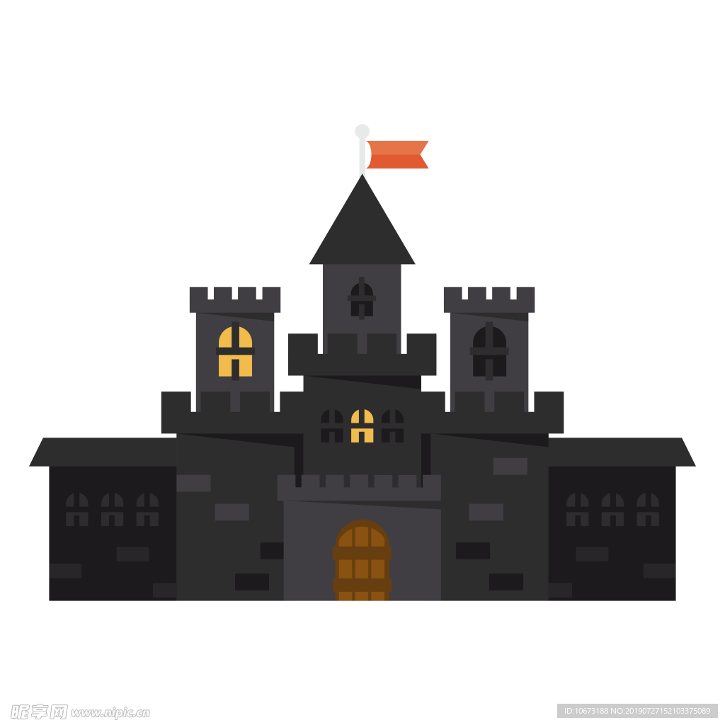 卡通城堡设计图