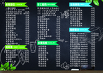 奶茶价目表