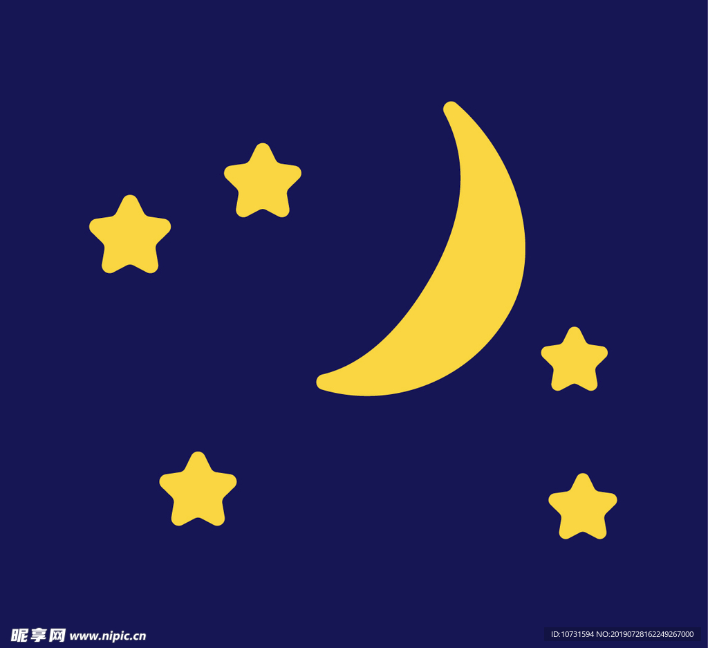 星星月亮