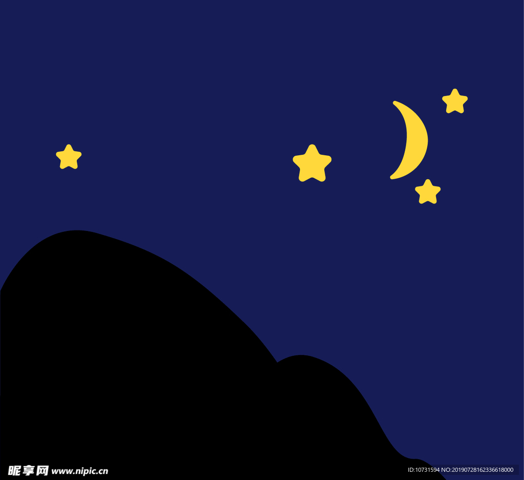 星星月亮