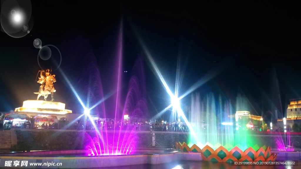 音乐喷泉广场2
