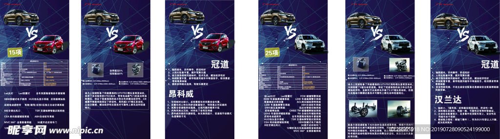 冠道竞品对比