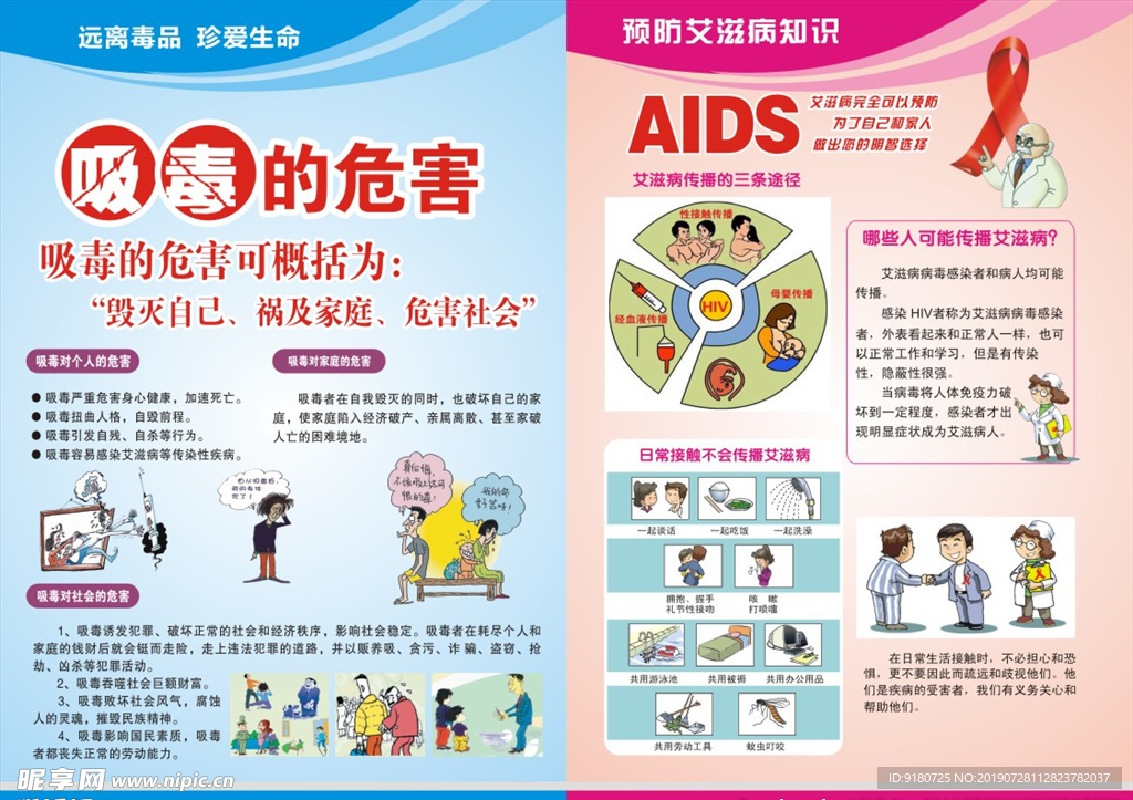 禁毒艾滋宣传