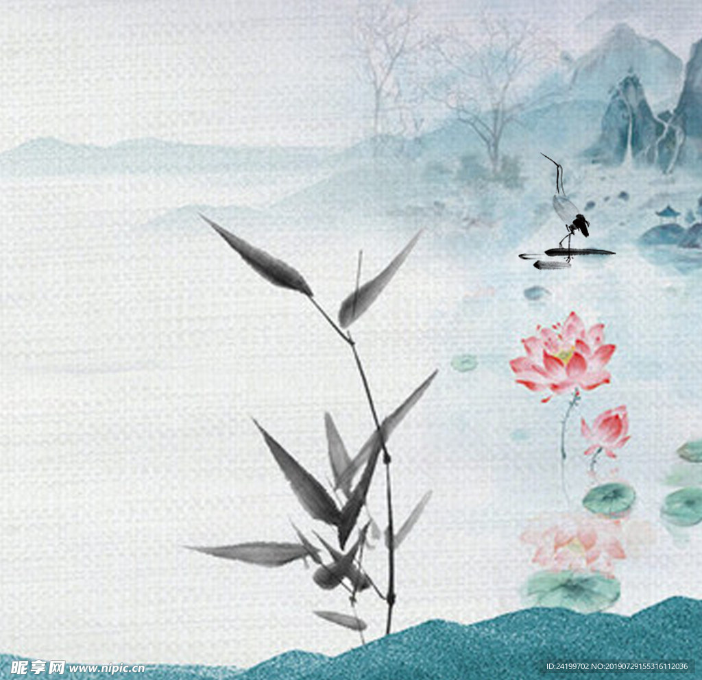 水墨风背景