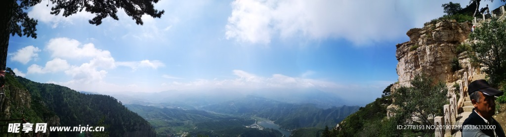 五岳 恒山 山西 浑源 蓝天