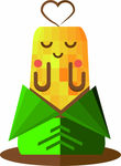 玉米可爱矢量素材