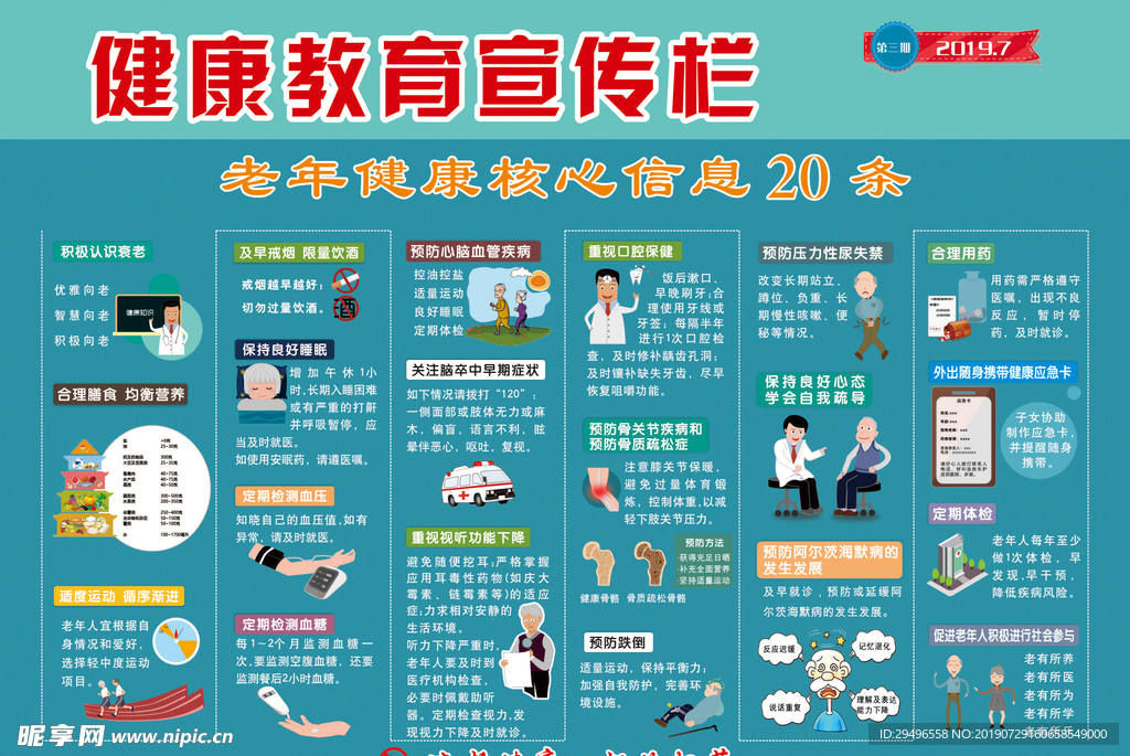 2019年第3期健康教育宣传栏