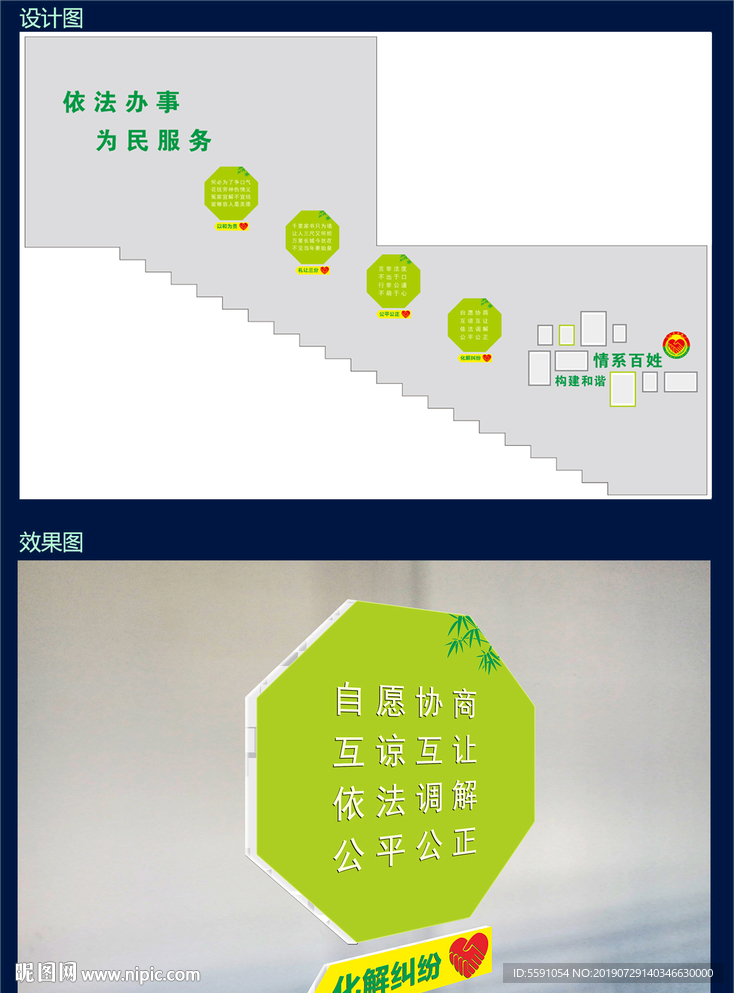 楼梯文化墙