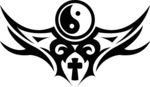 黑白纹身