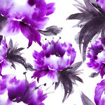 水墨花