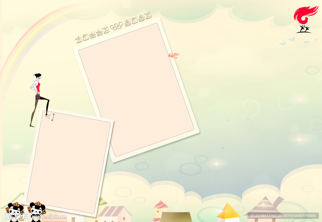 相册模板背景素材