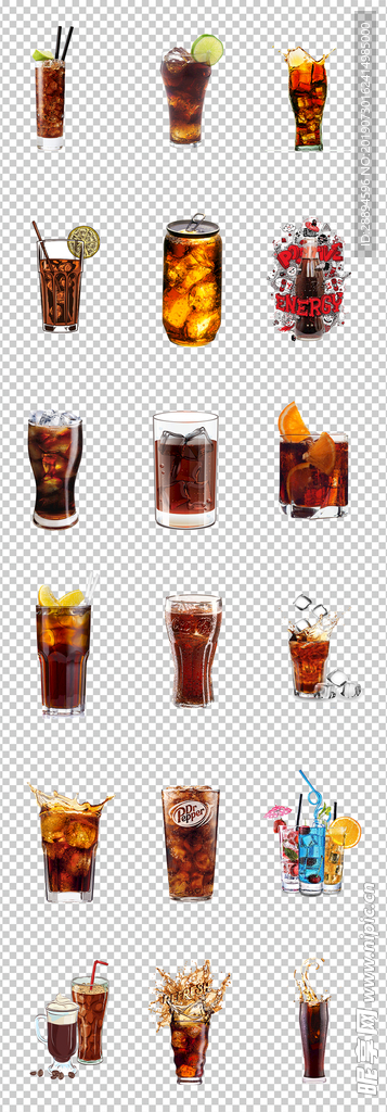 可乐碳酸饮料冰镇可乐夏日冷饮