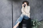美丽的女模特