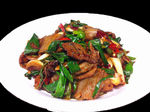高清回锅肉  北方美食蒜苗回锅