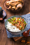 尖椒肉丝饭