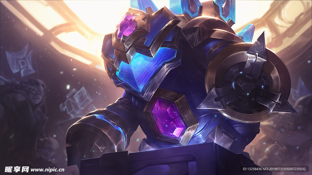 机械卡通插画背景