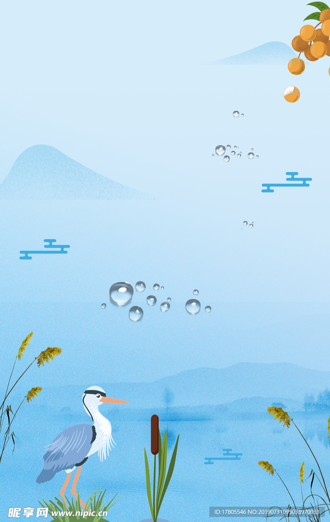 白露海报 白露素材 白露节气