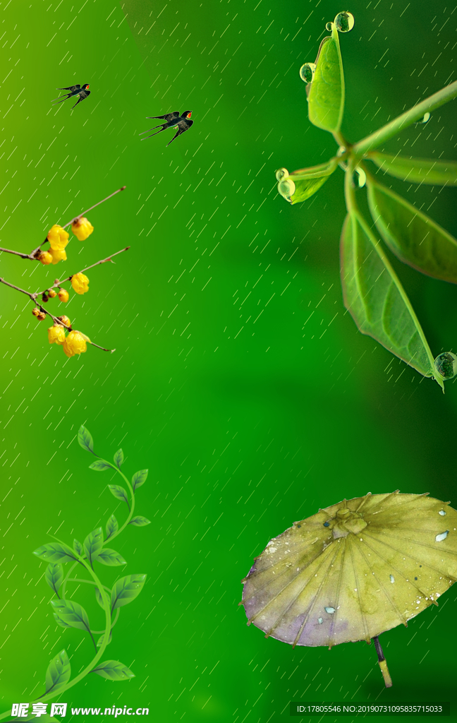 白露海报 白露素材 白露节气