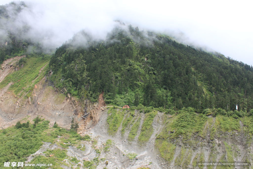 云雾缭绕 高山 青山