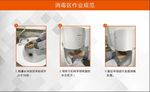 作业规范展板