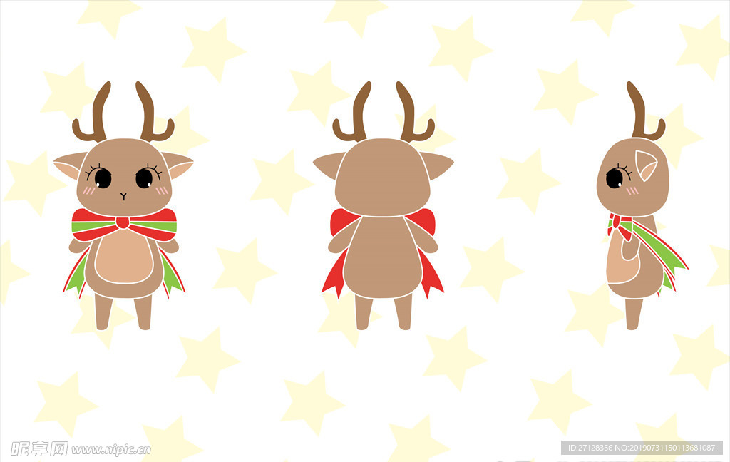 圣诞小麋鹿