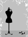 女模特服装架