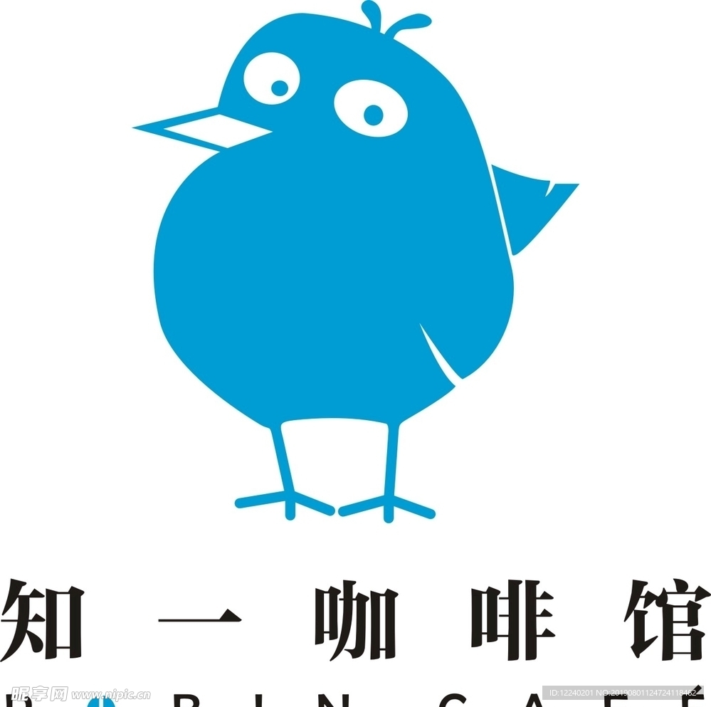 知一咖啡logo