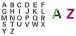 矢量图艺术字母