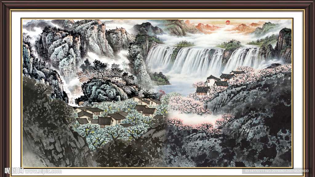 山水风景画