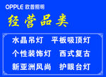 车贴欧普  品牌品类