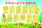 幼儿园卫生保健制度展板