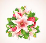 粉红色花朵
