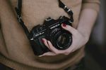 Yashica相机女人