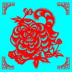狗剪纸