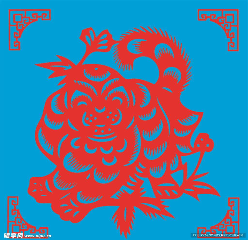 狗剪纸