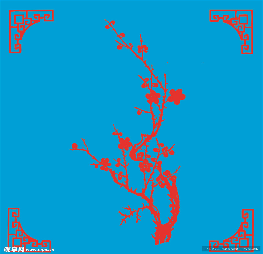 梅花剪纸