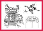 传统花纹底纹