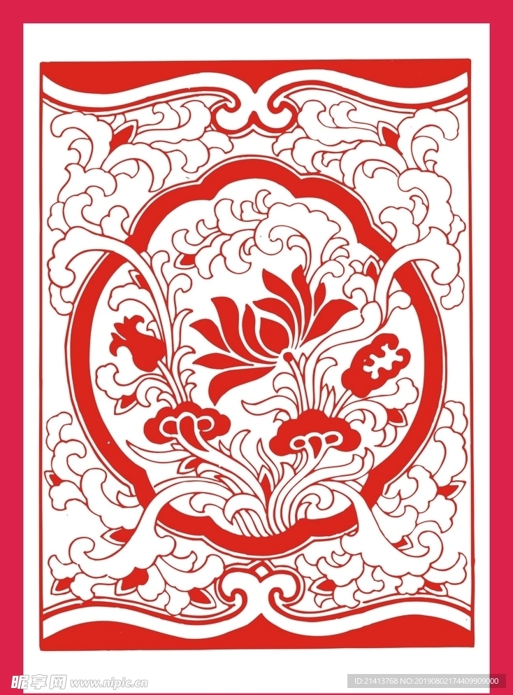 传统花纹底纹