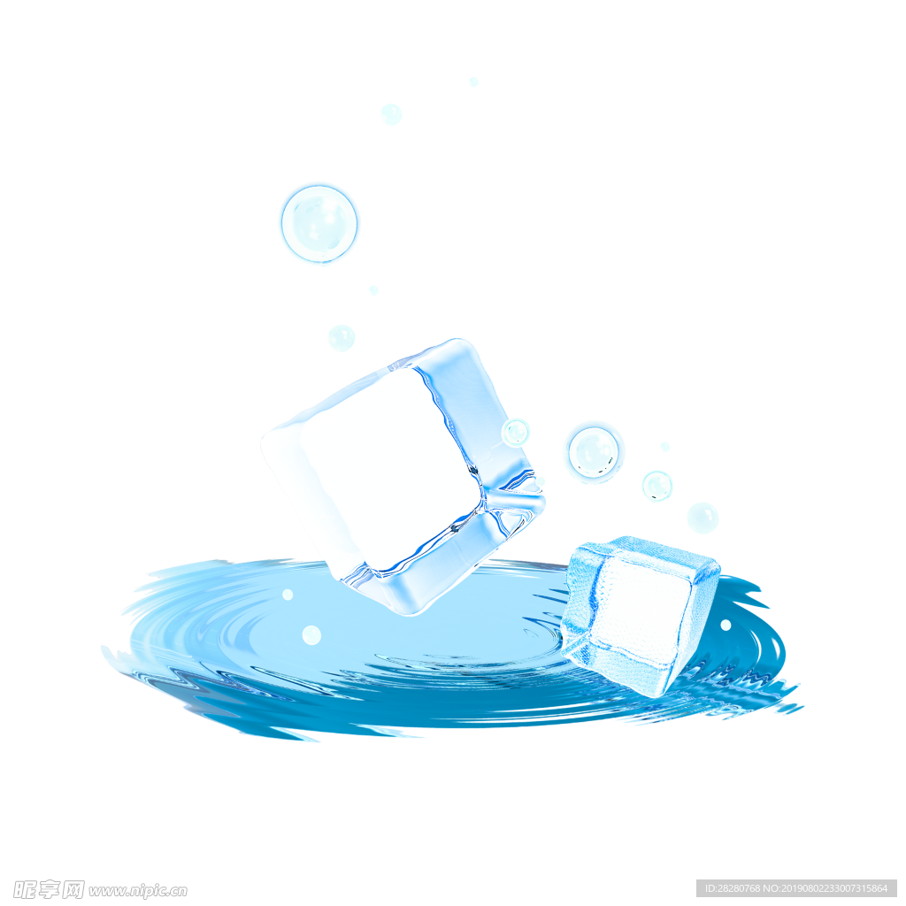 水珠水滴冰块