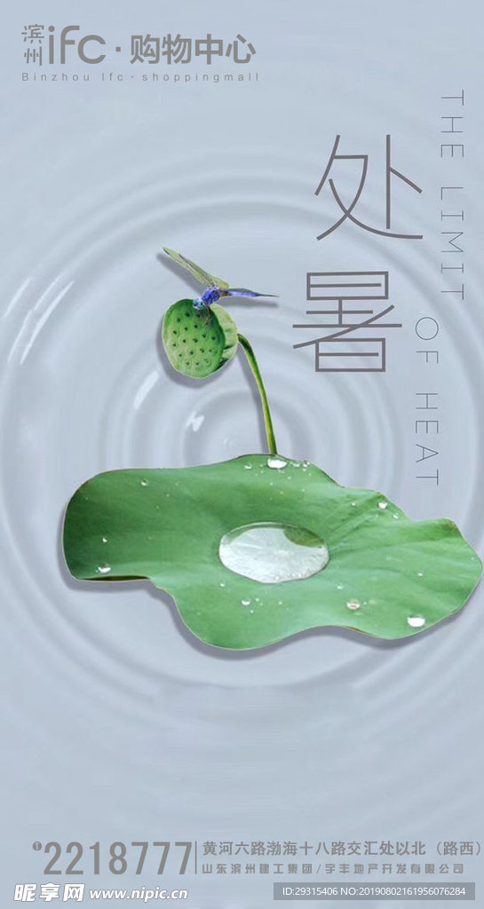 二十四节气处暑海报