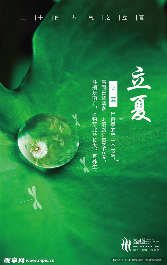 立夏节气图