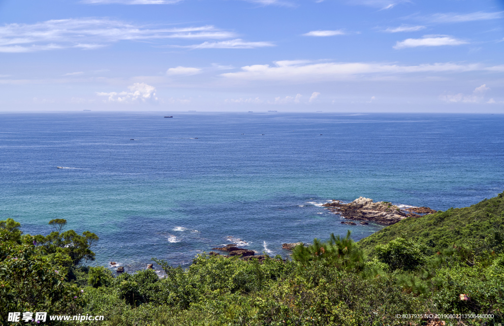 深圳大鹏东西涌海岸线