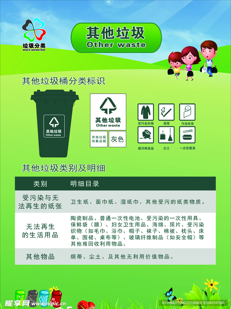 垃圾分类 其他垃圾