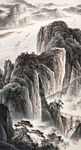 山玄关风景山松树