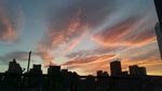 夕阳 黄昏 日落日落城市 云